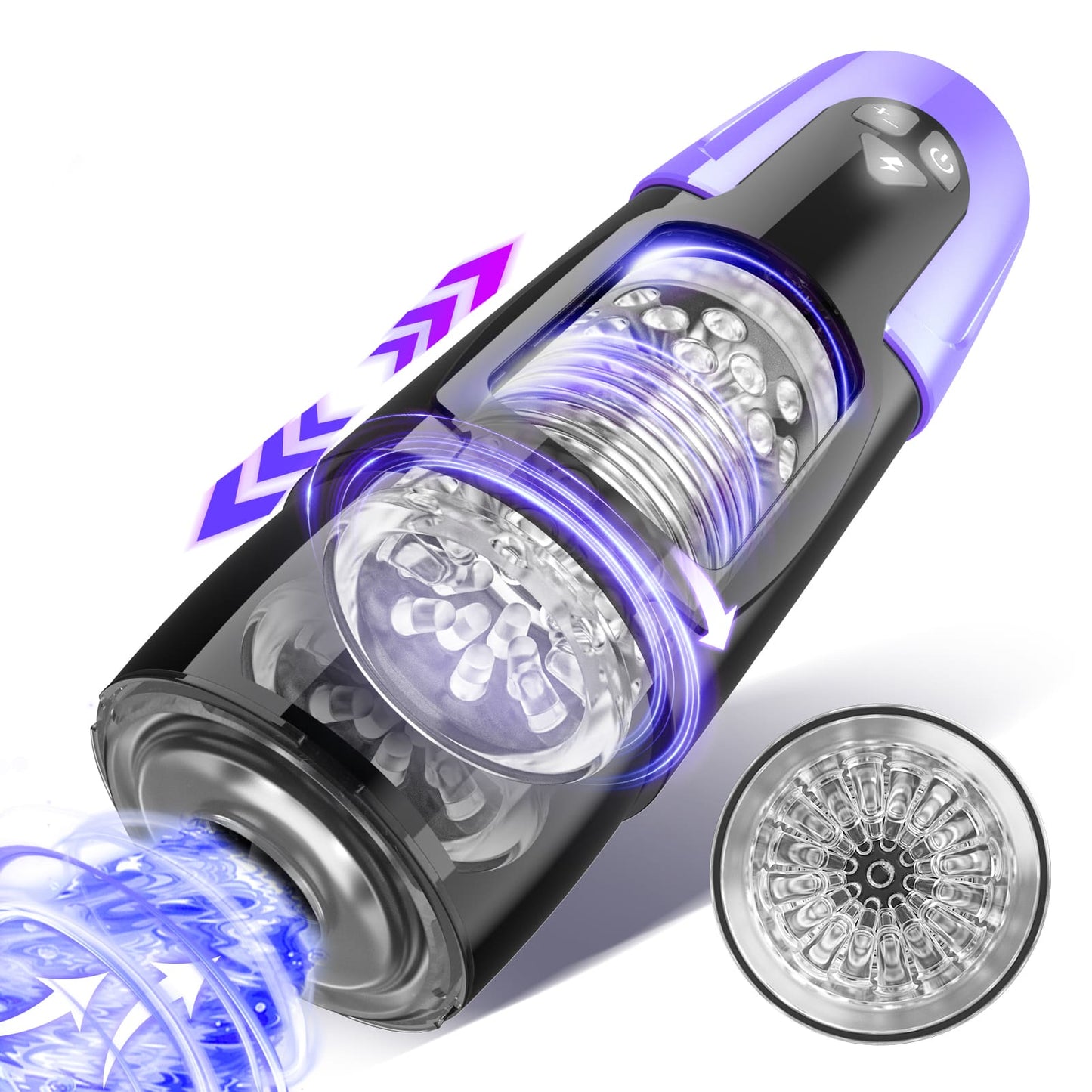 Masturbateur masculin Lunatear – poussée et rotation 360°