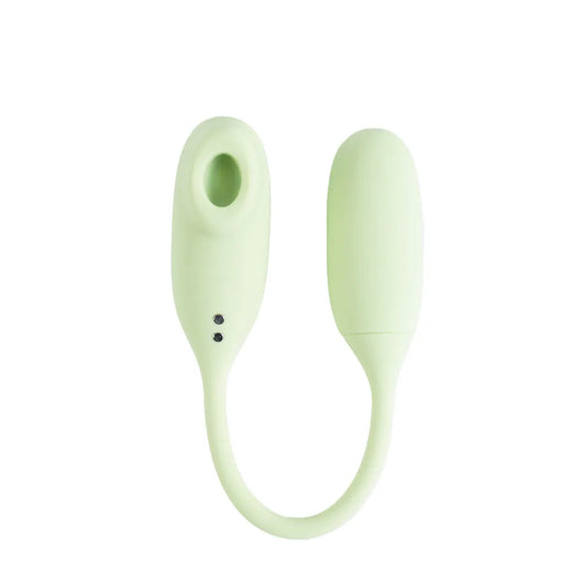 Œuf vibrant Magic Suitcase vert – succion et recharge via application