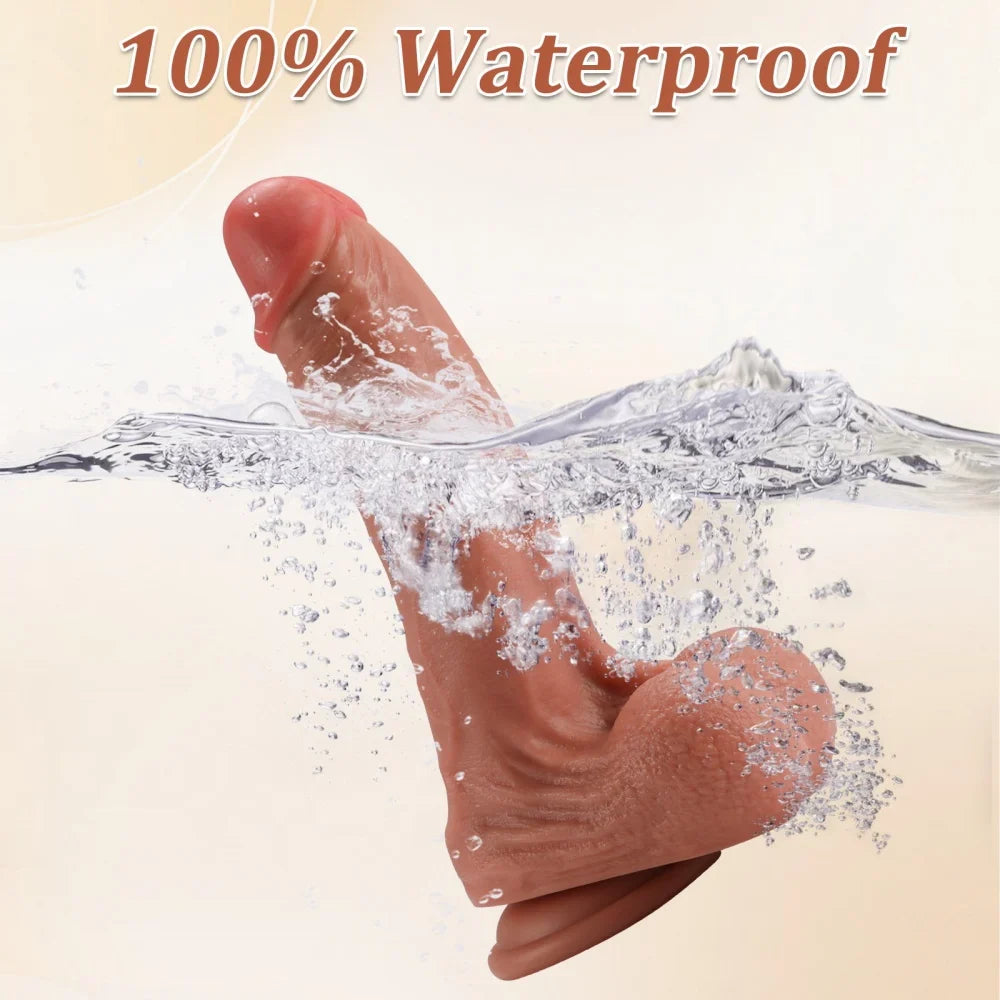 Godemichet réaliste de 28 cm en TPR ultra-doux – plaisir profond