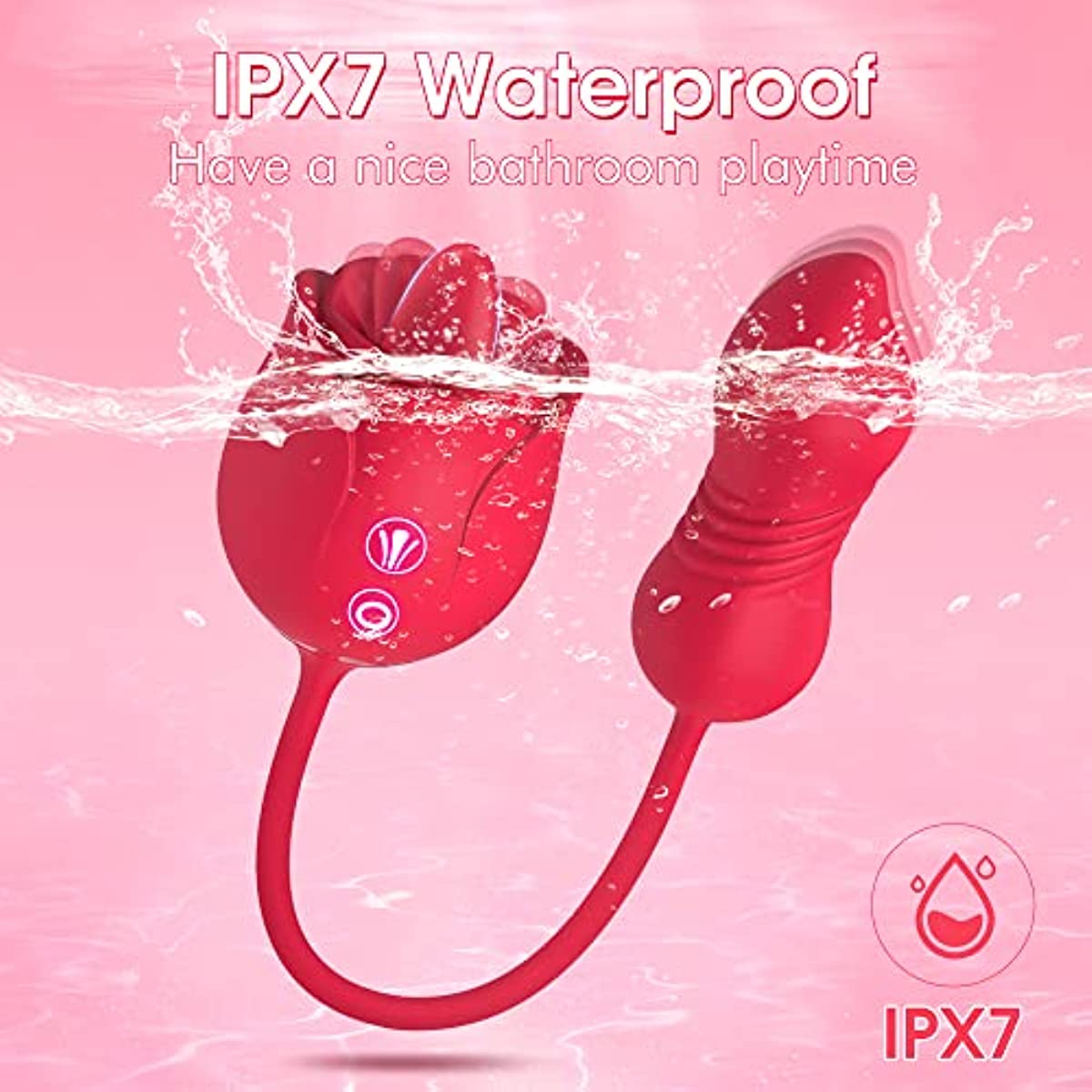 Jouet rose pour femme – 9 modes de langue et poussée