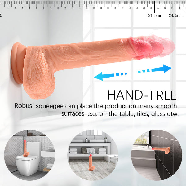 4 in 1 Vibrating Hand-free Super Realistic Dildo