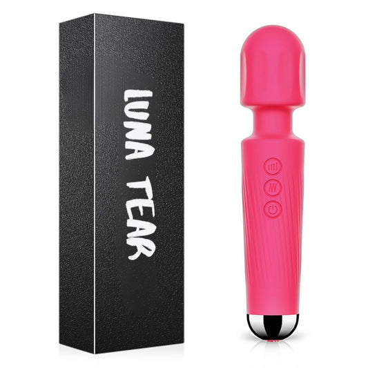 Baguette de plaisir Rose Red – 8 vitesses, 20 modes, point G et clitoris, silencieuse et étanche