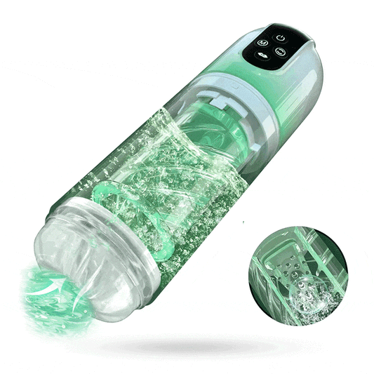 Pompe à pénis 2-en-1 Lunatear – entraînement et masturbation masculine