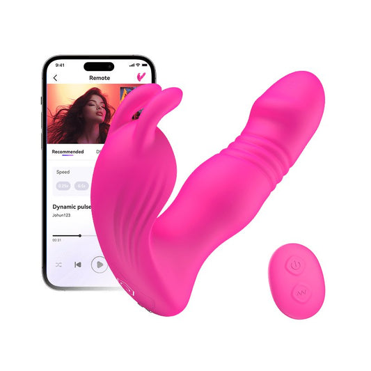 3 in 1 App Wearable Remote Control Female Vibrator Sex Toy - Lunatear