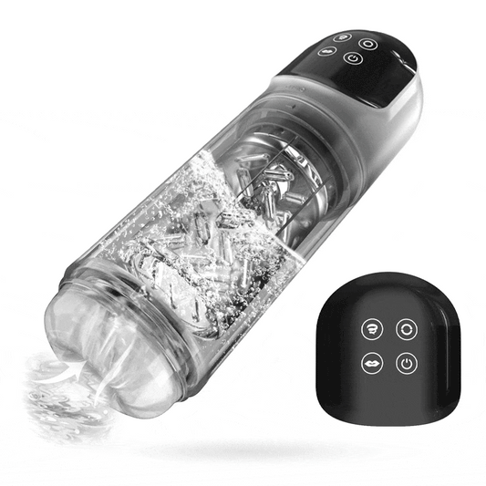 Pompe à vide masculine 6-en-1 améliorée – masturbateur avec écran LCD