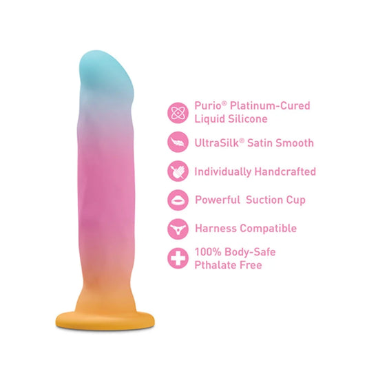 Godemichet en silicone premium – tige lisse et incurvée, pour jeu solo ou à deux