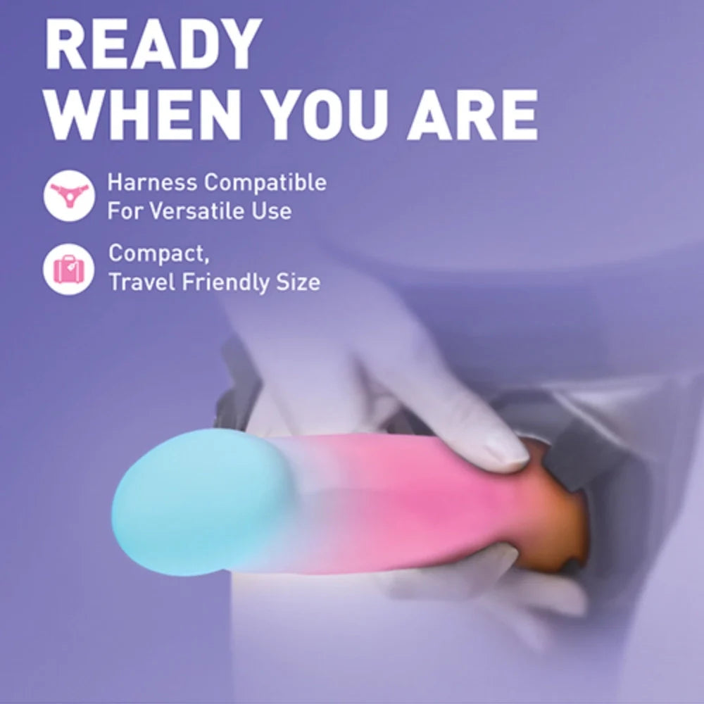 Godemichet en silicone premium – tige lisse et incurvée, pour jeu solo ou à deux