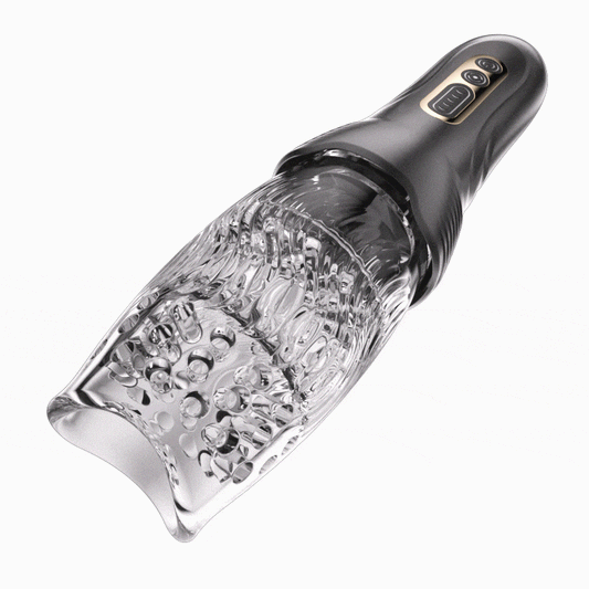 Masturbateur masculin à rotation et poussée – 10 modes vibrants