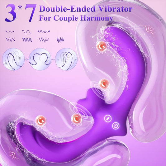 BETSY| Multi Playing Double - Ended Vibrator for Couple Foreplay - Lunatear