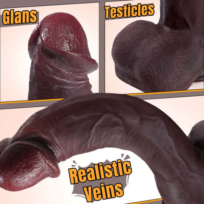 CAESAR| Huge Silicone Realistic Dildo with Suction Cup - Lunatear