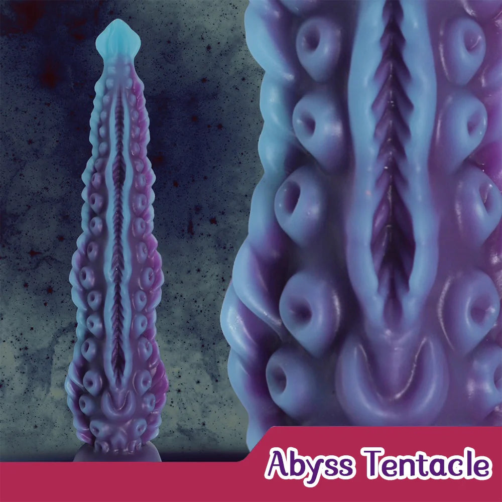 Godemichet tentaculaire creux en forme de pieuvre – plug anal pour jeu fantasy