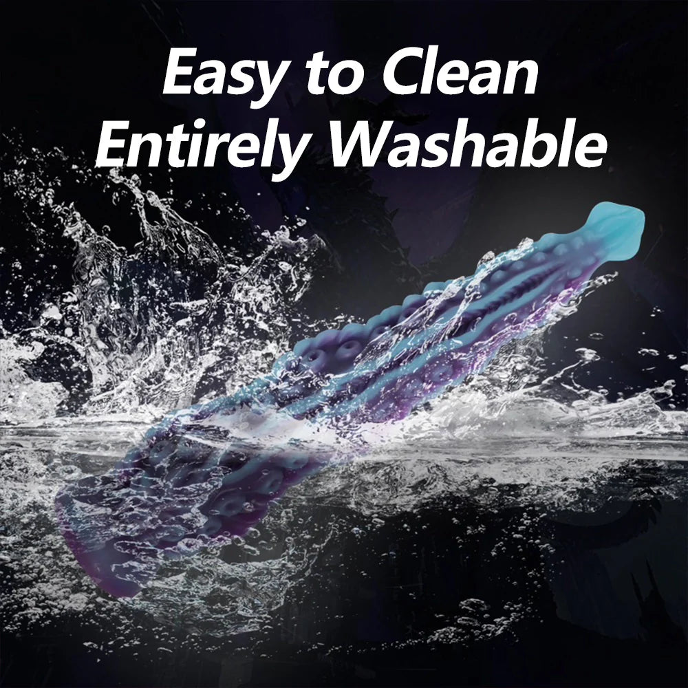 Godemichet tentaculaire creux en forme de pieuvre – plug anal pour jeu fantasy