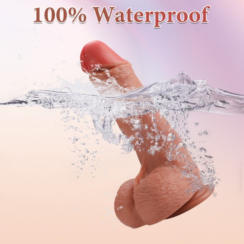 Godemichet réaliste de 28 cm – TPR souple, ventouse, étanche