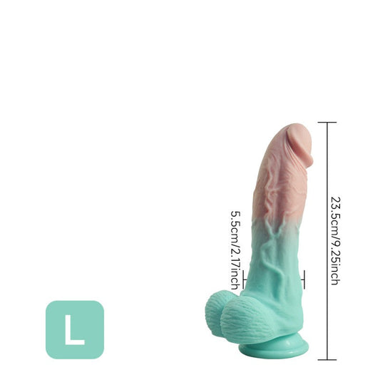 Godemichet anal épais en silicone réaliste – plaisir intense